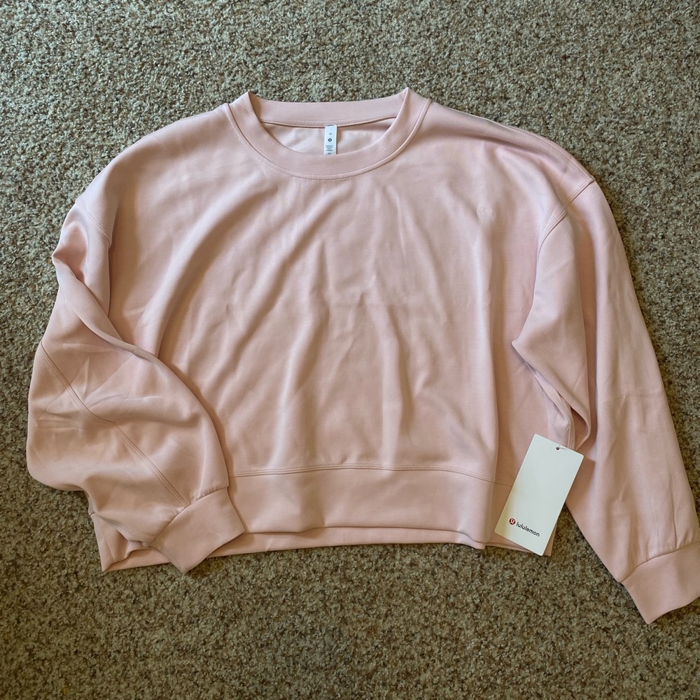 Lululemon Perfectly Oversized Crop Crew *Softstreme NWT